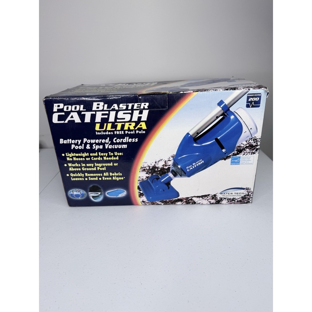 Pool Blaster Catfish Ultra Cordless Pool & Spa Vacuum Rechargeable Battery New